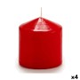 Bougie 7 x 8 x 7 cm Rouge (4 Unités)