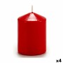 Bougie 10 cm Rouge Cire (4 Unités)