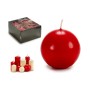 Bougie Ballon Ø 7,5 cm Rouge Cire (4 Unités)