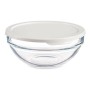 Panier-repas rond avec couvercle Chefs Blanc Plastique verre (595 ml) (14 x 6,3 x 14 cm)