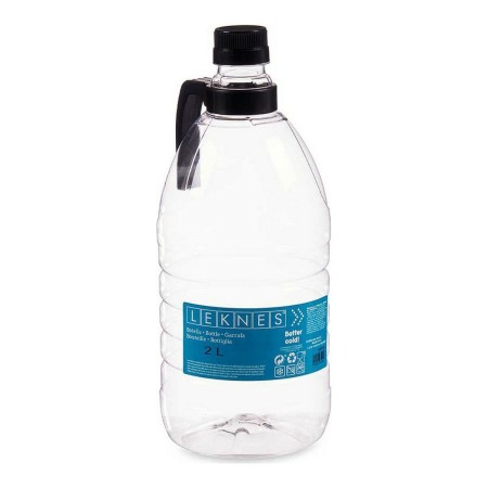 Bouteille Ronde Transparent Plastique PET (2000 ml)