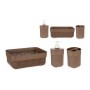 Ensemble de Bain 3 Pièces Marron Plastique