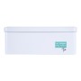 Boîte Tea Rectangulaire Blanc Fer blanc (11 x 7,1 x 18 cm)