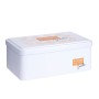 Boîte Rectangulaire Snacks Blanc Fer blanc (11 x 7,1 x 18 cm)