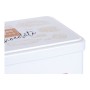 Boîte Rectangulaire Chocolat Blanc Fer blanc (11 x 7,1 x 18 cm)