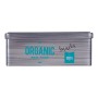 Boîte Rectangulaire Snacks Gris Fer blanc (11 x 7,1 x 18 cm)