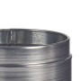 Boîte Rond Sucre Gris Fer blanc (10,4 x 18,2 x 10,4 cm)