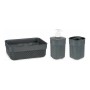 Ensemble de Bain Anthracite Plastique (3 pcs)