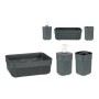 Ensemble de Bain Anthracite Plastique (3 pcs)