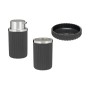 Ensemble de Bain 3 Pièces Anthracite Plastique