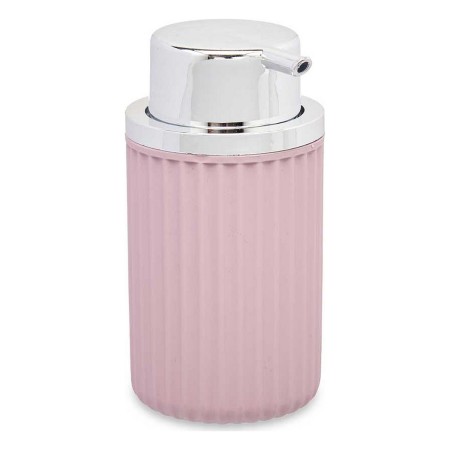 Distributeur de Savon Rose Plastique 420 ml (7 x 14,5 x 8,5 cm)