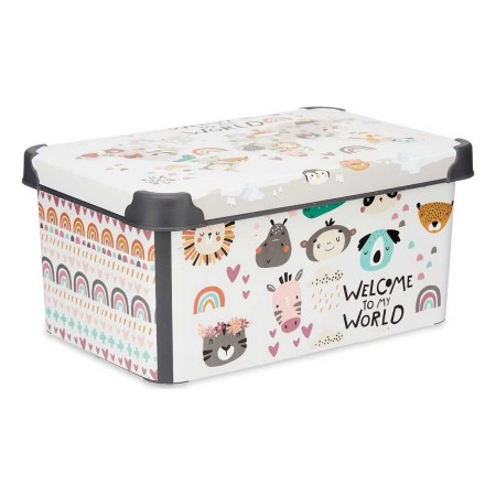 Boîte de rangement World Plastique 10 L (23,5 x 16,5 x 35 cm)