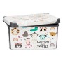 Boîte de rangement World Plastique 10 L (23,5 x 16,5 x 35 cm)