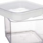 Ensemble de contenants de cuisine hermétiques empilables 5 Pièces Transparent ABS polystyrène