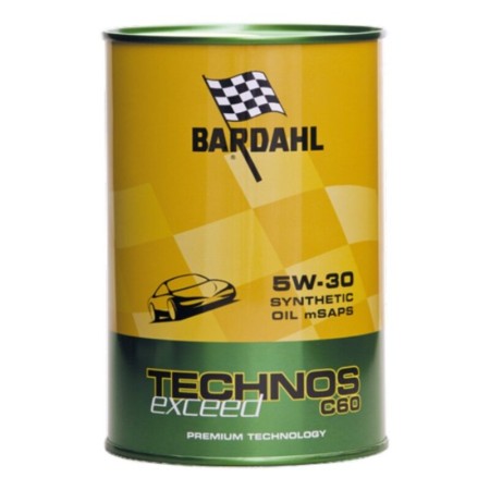 Huile de moteur pour voiture Bardahl TECHNOS C60 Exceed SAE 5W 30 (1L)