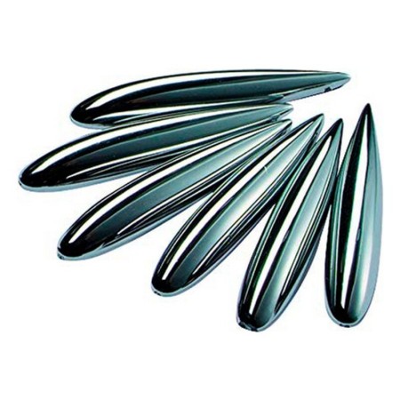 Bande d'embellissement de la voiture Foliatec Chrome (12 pcs)