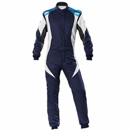 Combinaison Racing OMP FIRST EVO Noir/Bleu (Taille 46)