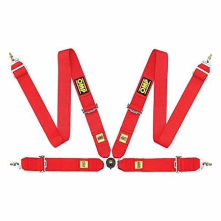 Harnais à 4 points OMP OMPDA801F61 Rouge