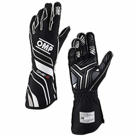 Gants de conduite pour hommes OMP ONE-S Noir Taille M