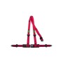 Harnais 3 points de fixation OMP Road 3 Rouge