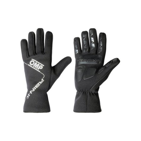 Gants de conduite pour hommes OMP Rain K Noir