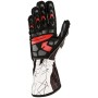 Gants de karting OMP KS-2 ART Taille M Blanc