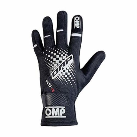 Gants de conduite pour hommes OMP MY2018 Noir (Taille XXS)