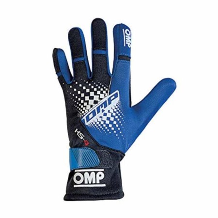 Gants de karting pour enfants OMP MY2018 Bleu Taille 6