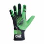 Gants de conduite pour hommes OMP MY2018 Vert (Taille M)