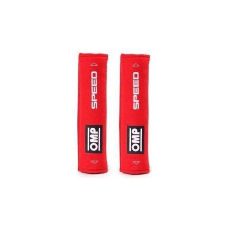 Coussinets de ceinture de sécurité OMP Speed 1029 Rouge (2 uds)