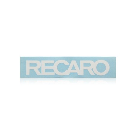 Autocollant pour voiture Recaro Blanc (270 x 50 mm)