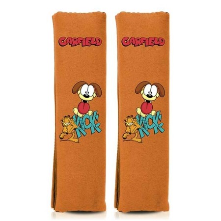 Coussinets de ceinture de sécurité GAR102 Orange Garfield