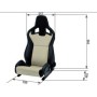 Siège Racing Recaro SPORTSTER CS Noir Pilote