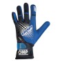 Gants de conduite pour hommes OMP MY2018 Bleu Noir