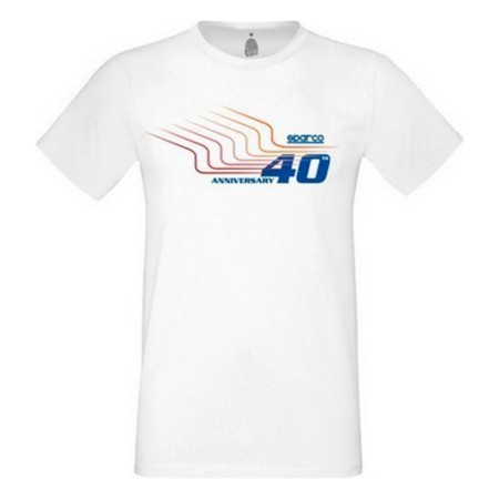 T-shirt à manches courtes homme Sparco Blanc