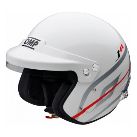 Casque OMP J-R Hans Karting Blanc