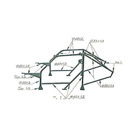 Cage roulante OMP AB/106/86B