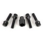 Vis antivol OMP OMPS09851201 M12 x 1,25 4 uds Noir