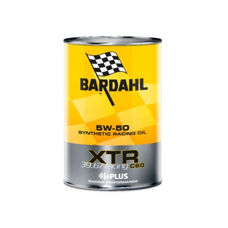 Huile lubrifiante pour moteur Bardahl XTR C60 RACING 39.67 5W50
