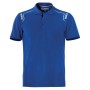 Polo à manches courtes homme Sparco TECH STRETCH Bleu (Taille L)