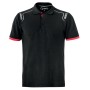 Polo à manches courtes Sparco TECH STRETCH Noir M