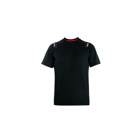 T-shirt à manches courtes homme Sparco S02408NR2M Noir (Taille M)