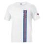 T-shirt à manches courtes homme Sparco Martini Racing Blanc (Taille XL)