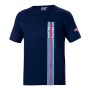 T-shirt à manches courtes homme Sparco Martini Racing Blue marine (Taille L)