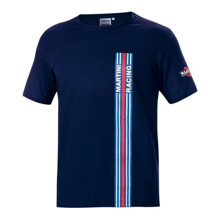 T-shirt à manches courtes homme Sparco Martini Racing Blue marine (Taille XL)