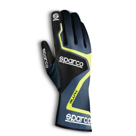 Gants de karting Sparco RUSH Noir/Gris Taille 9