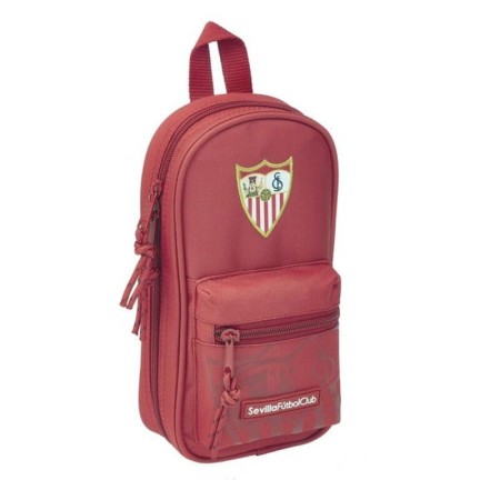 Plumier sac à dos Sevilla Fútbol Club Rouge (33 Pièces)