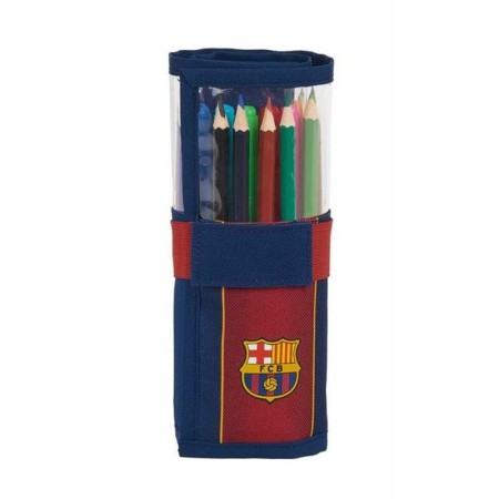 Pochette crayons F.C. Barcelona 20/21 Bordeaux Blue marine (27 Pièces) (7 x 20 x 7 cm)