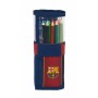 Pochette crayons F.C. Barcelona 20/21 Bordeaux Blue marine (27 Pièces) (7 x 20 x 7 cm)