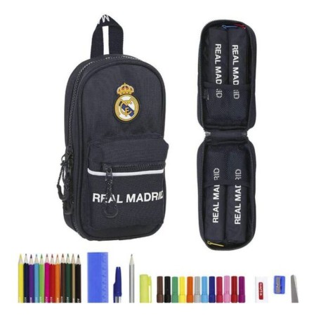 Plumier sac à dos Real Madrid C.F. Blue marine (33 Pièces)